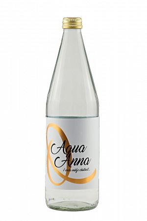 Jemně perlivá voda ve skle AQUA ANNA GOLD 6 x 0,75l