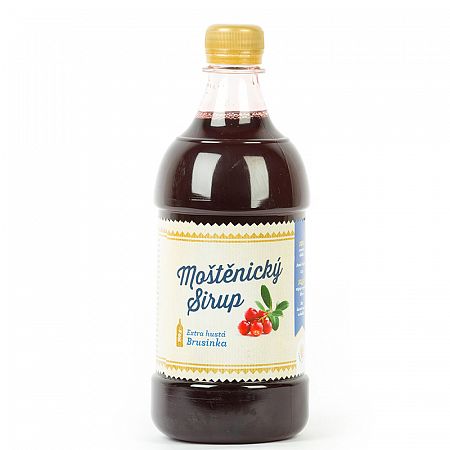 Moštěnický sirup brusinka 0,7l