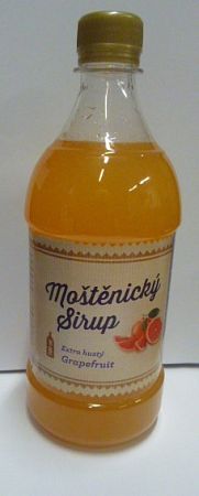 Moštěnický sirup Grapefruit 0,7l